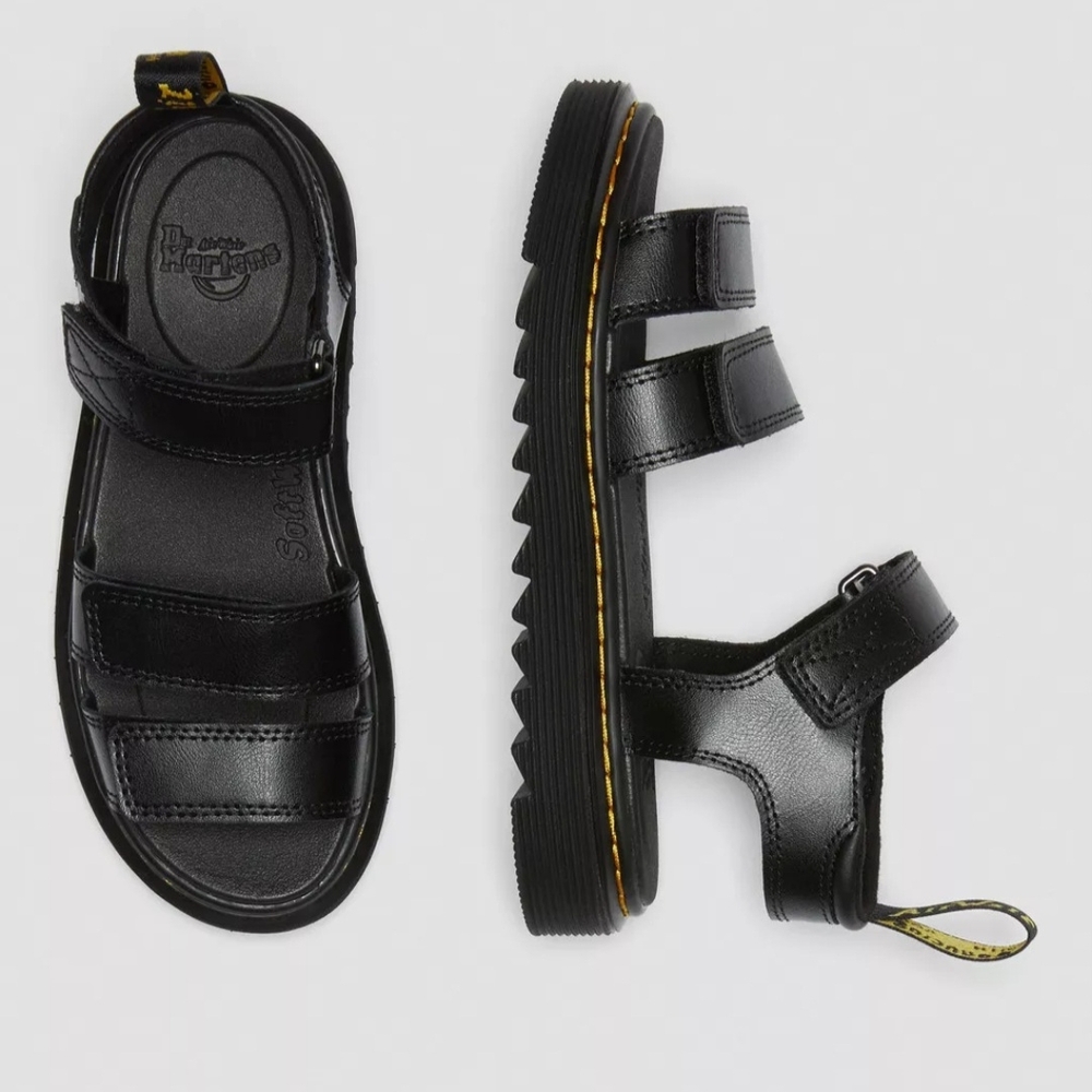 Dr. Martens Black Kids Sandals